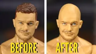 MAKING WWE ACTION FIGURES BALD!