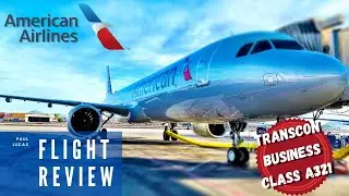 American Airlines' special A321T - TRANSCON Business Class Review