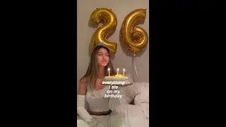everything i ate on my birthday 💖🍦