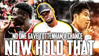 NOBODY GAVE US A CHANCE NOW HOLD THAT! Arsenal 2-2 Tottenham EXPRESSIONS REACTS