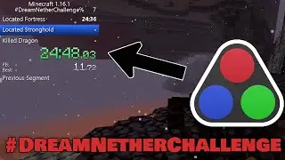 LiveSplit timer + #DreamNetherChallenge preset download link