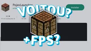 🔥POJAV LAUNCHER VOLTOU para PLAY STORE! (Fim da mira travada )