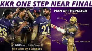 KKR💜 ONE STEP CLOSER TO FINALS BY WINNING AGAINST RCB #kkrvsrcb #ipl2021 #matchreview #kkr #rcb