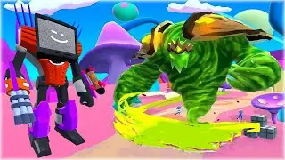 Robot Evolution into Cameraman Speakerman & TVman in Mechangelion Game!