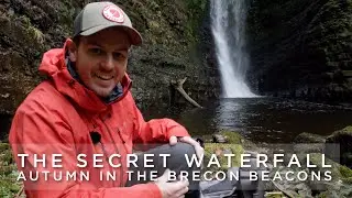 The SECRET Waterfall, Autumn Photography Brecon Beacons, South Wales