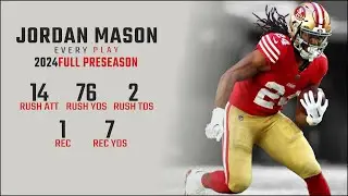 Jordan Mason Full Preseason Replay: Every Run, Target, and Catch in the 2024 NFL Preseason