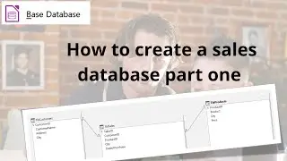 How to create a sales database in LibreOffice Base