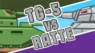 TG-5 vs Ratte | Steel Monsters Attack Ep.11. Cartoons About Tanks