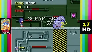 Sonic The Hedgehog: Scrap Brain Zone Act 2 [HD]