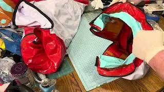 Pvc crafting - new method for attaching a fox/pup suit head with zipper part 2