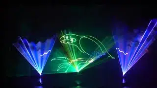 Лазерное шоу - 3 Лазера