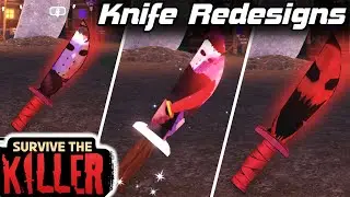 NEW Knife Design Changes + Collectable Changes // 🔪Survive The Killer ROBLOX