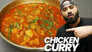 A Real Chicken Curry Recipe with Rice | Halal Chef