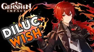 Pulling DILUC in Beginners' Wish | Genshin Impact | Lucky Wish AR7 | DensetsuYT