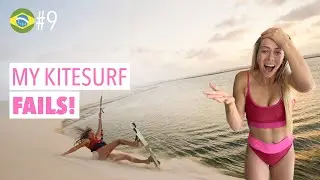 My Kitesurf FAILS! 😱🥴 Brazil Ep.9