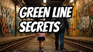 Father Daughter Explore Beneath North Station on Boston's Green Line