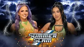 WWE SummerSlam: Candice LeRae Vs Indi Hartwell #WWESummerSlam #WWE2K24