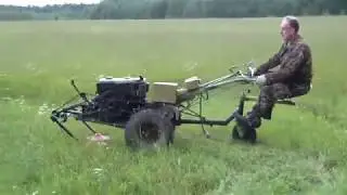 Rotary mower. Mowing in a new way