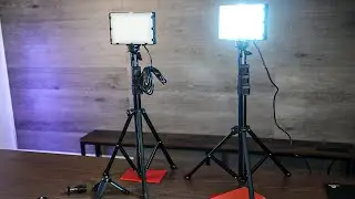 Small studio lighting options with changing colors
