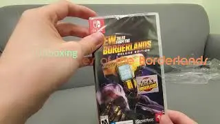 Unboxing New Tales of The Borderlands Deluxe Edition Gearbox 2K Games Nintendo Switch