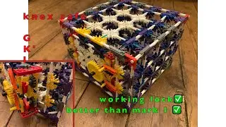 Build this Working knex safe, with lock mechanism (🎧for EDM music)