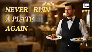 How to carry plates as a waiter! How to carry a tray. How to serve food and beverages