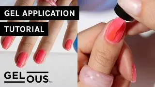 How to Apply Jelly Gel Manicures For Beginners | Gel Nail Art Tutorial | Gelous Gel Nail Polish