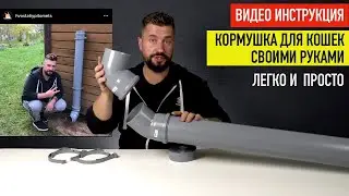 Кормушка для бездомных кошек своими руками | Как сделать кормушку для кошек | Инструкция