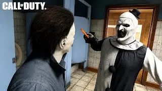 COD Terrifier Art The Clown With Finishers - Call Of Duty Finishing Moves