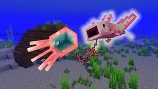 Axolotl kills a Glow Squid | Poggers SMP Gameplay #1 | Low-End Laptop | Minecaft |