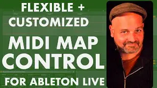 How to set up flexible FADERS and DIALS MIDI MAP Controls in Ableton Live via Max for Live devices