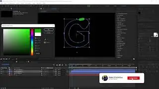 Creating Ray Light With Letter "G" || No Plugin || After Effects Tutorial