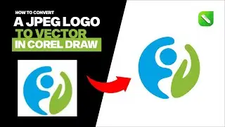 How to Convert A Jpeg logo to Vector in Corel Draw | Hevlendordesigns 