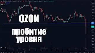 Пробой уровня акции OZON | Трейдинг на Московской бирже |
