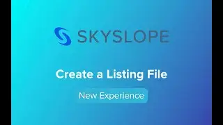 NEW Create Listing Workflow