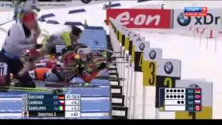 Биатлон, 8 Этап кубка мира, Холменколлен, Эстафета, Женщины 15 02 2015