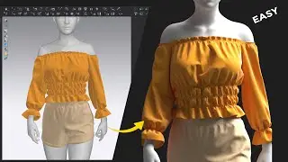 Beginner's Guide: Designing Off-Shoulder Tops in Clo3D/MD
