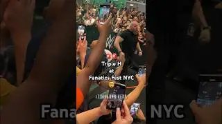 Triple H at Fanatics Fest NYC 🤯🔥 #wwe #tripleh #fanaticsfest #fanaticsfestnyc