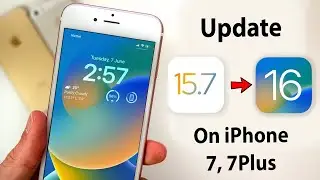 Update iOS 15.7 to iOS 16🔥🔥 || Install iOS 16 on iPhone 7 & 7 Plus