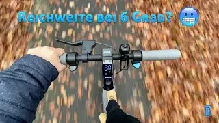 How far can the Ninebot Max G30D e-scooter go at 6 degrees Celsius?? - touchbenny
