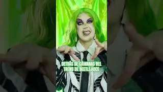 DETRAS DE CAMARAS DEL Trend de Beetlejuice 💚 #BeetlejuiceOnShorts #Backstage (Parte 2)