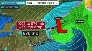 Weekend Bomb Cyclone Possible for Northeast