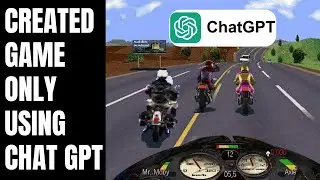 I Built a Road Rash Game Using ONLY ChatGPT!
