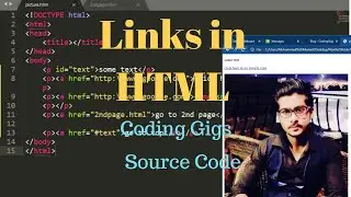 How to create link in HTML |2020| how to insert link in HTML5 | How to add link in HTML | CodingGigs