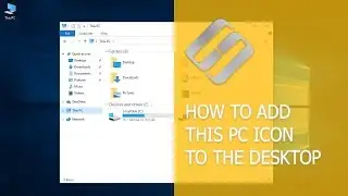 How To Add This PC Icon To The Desktop, Create a Shortcut and Use Hot Keys for This PC 💻⌨️🖥️