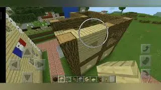 Minecraft PE ( строю дом за 15 минут в городе. )