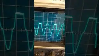 Fender 6G2 bias vary tremolo on an oscilloscope