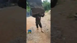 kuli angkat batu