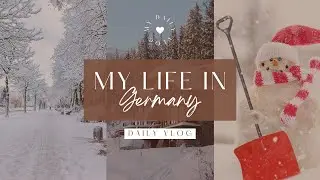 Snowfall in Germany | Winter in Germany | Life in Germany for Students | My Life in Germany Vlog