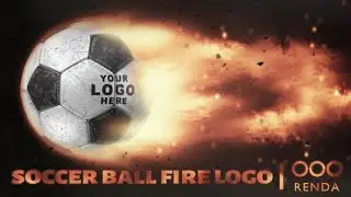 Soccer Ball Fire Logo Animation  - After Effects Projects
